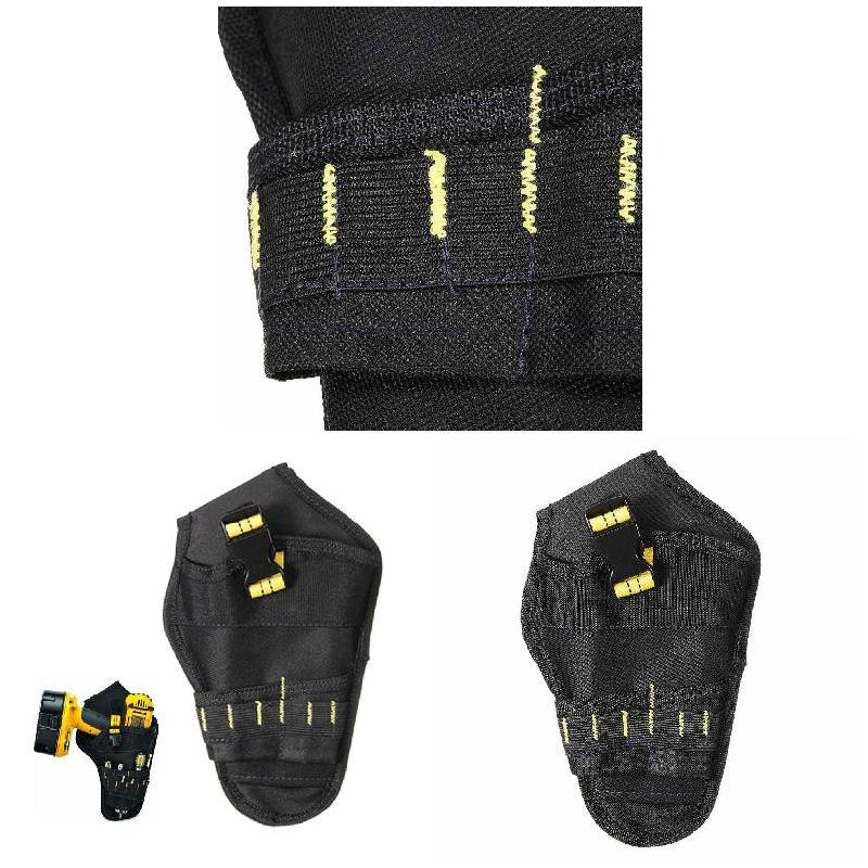 Tvirtas grąžto dėklas įrankio diržo maišelis antgalio laikiklis Kabantis juosmens krepšys Gręžimo įrankių laikymo krepšiai Gręžimo įrankių krepšys pjop