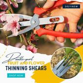Agriculture Thinning Scissors Διπλής θυρίδας Ψαλίδι αραίωσης φρούτων και λουλουδιών πολλαπλών χρήσεων Εργαλείο κλαδέματος καλλιέργειας οπωροφόρων δέντρων