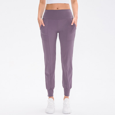 Sieviešu Bikses Ikdienas Bikses Skriešanas Sports Skrējiens Ātri Dry Trenažieru zāle Fitnesa Sporta bikses ar Kabatām Bikses Sieviešu dibens Apģērbs