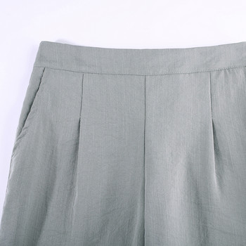 Νέο γυναικείο Casual Harajuku Ανοιξιάτικο καλοκαιρινό παντελόνι Μασίφ ελαστική μέση από βαμβακερό λινό παντελόνι μήκους μέχρι τον αστράγαλο Παντελόνι χαρέμι S-4XL