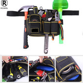 Többfunkciós derékcsomag javítószerszám-tároló táska, Oxford ruhával készült hardver szerszám zsebkulcs fogó tárolótáska