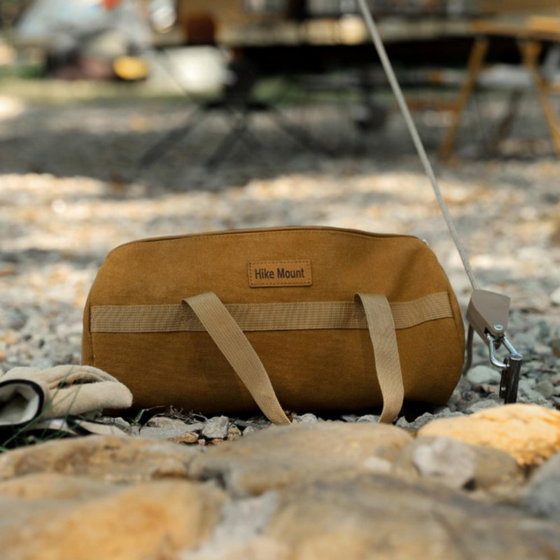 Rīku organizators Praktiska noturība pret plīsumiem pagrieziena līnija glīti āra kempinga komplekta uzglabāšanas soma āra vajadzībām