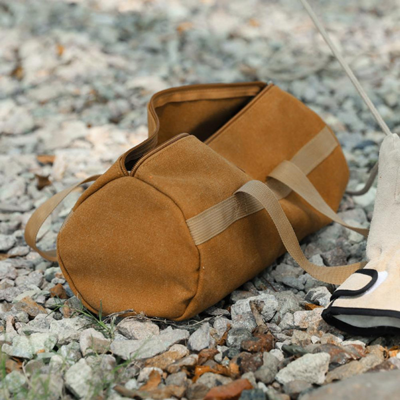 Rīku organizators Praktiska noturība pret plīsumiem pagrieziena līnija glīti āra kempinga komplekta uzglabāšanas soma āra vajadzībām