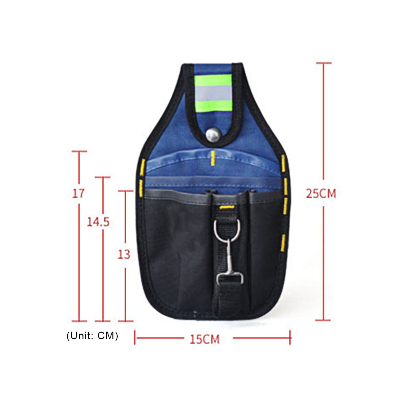 Remondikomplekt Hoiu vöökott Riistvara tööriistahoidiku kott Elektriku hoolduskott 600d Oxfordi riidest vöötasku