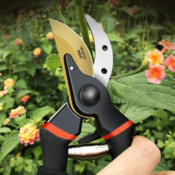 10-инчови ножици за градински ножици SK5 ножици за подрязване на бонсай, плодни дървета, цветя, клони, градински ножици