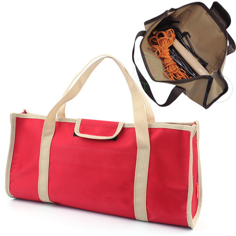 Ανθεκτική τσάντα εργαλείων Muti-Purpose Ευρεία στοματική τσάντα εργαλείων οργάνωσης με λαβή μεταφοράς, τσάντες κίνησης πολυεστέρα 1680D για κάμπινγκ