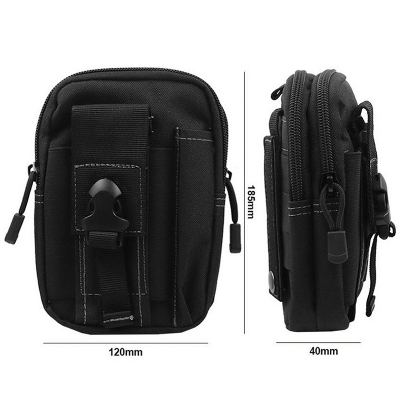 Instrumentu somas Taktiskā soma āra sporta kempings kāpšana kabatas mobilā tālruņa somas Ārkārtas armijas medību izdzīvošanas rīks