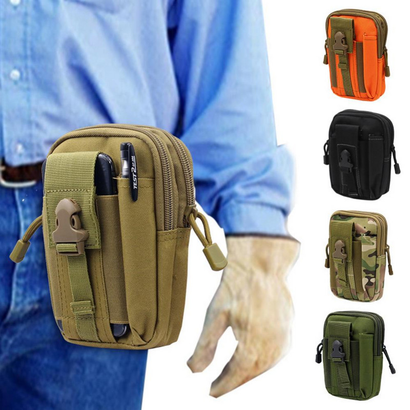 Instrumentu somas Taktiskā soma āra sporta kempings kāpšana kabatas mobilā tālruņa somas Ārkārtas armijas medību izdzīvošanas rīks