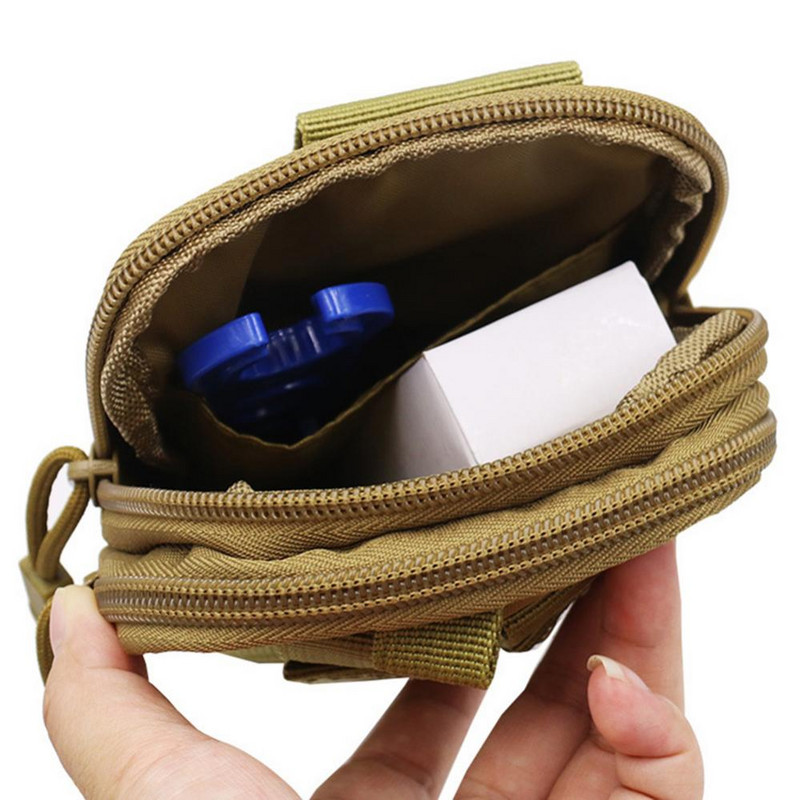 Instrumentu somas Taktiskā soma āra sporta kempings kāpšana kabatas mobilā tālruņa somas Ārkārtas armijas medību izdzīvošanas rīks