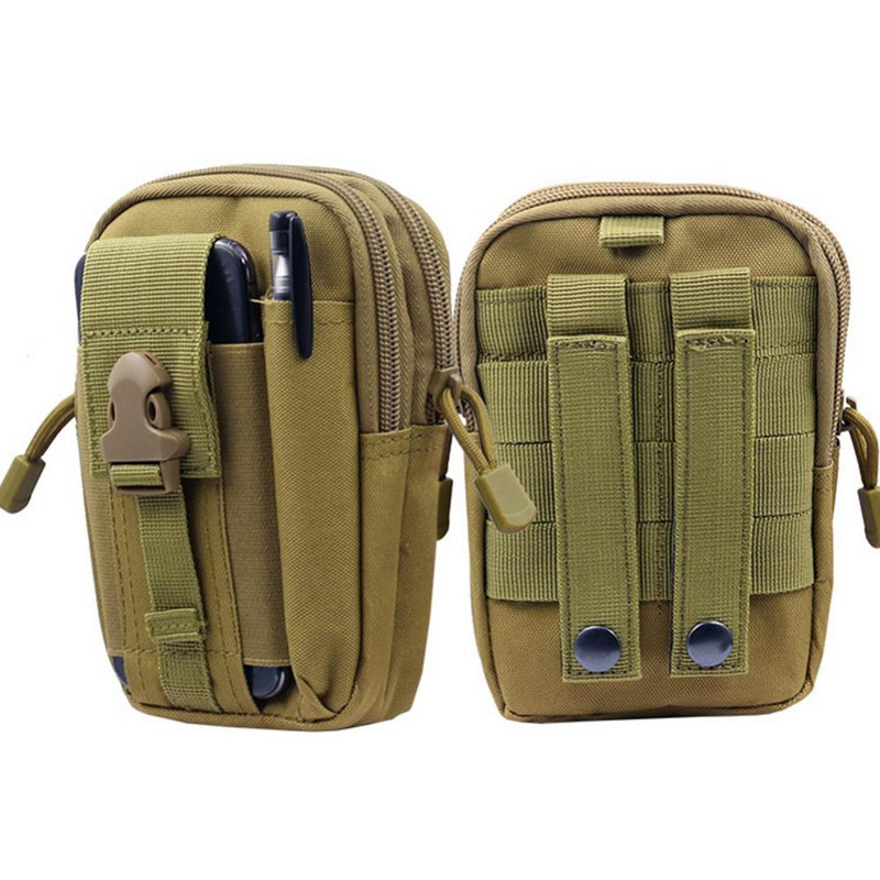 Instrumentu somas Taktiskā soma āra sporta kempings kāpšana kabatas mobilā tālruņa somas Ārkārtas armijas medību izdzīvošanas rīks