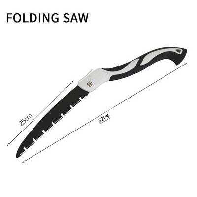 Daudzfunkcionāls saliekams zāģa asmens rokas zāģis kokapstrādes griešanas instrumenti SK5 tērauda rokturi saliekami asi dārza instrumenti