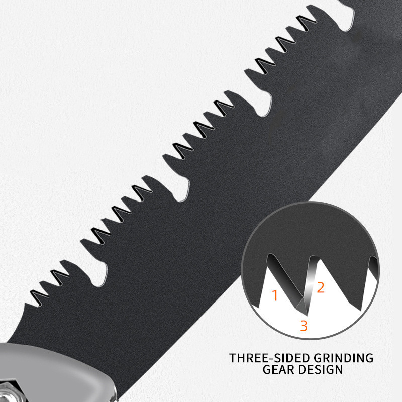 Daudzfunkcionāls saliekams zāģa asmens rokas zāģis kokapstrādes griešanas instrumenti SK5 tērauda rokturi saliekami asi dārza instrumenti