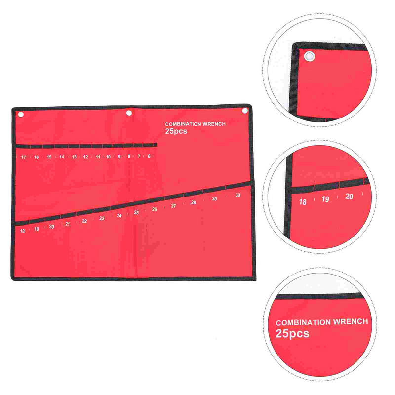 Veržliarakčio maišelio įrankio drobės suvyniojimo rinkinys Daugiafunkcis maišelio įrankių laikymo stovas