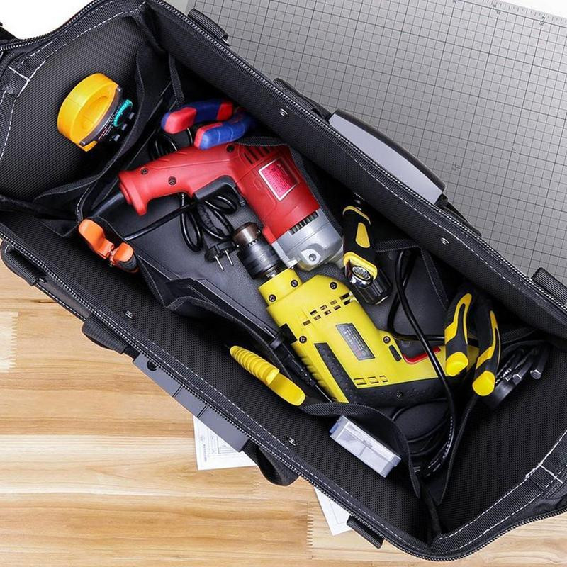 Daudzfunkcionāla instrumentu soma Oksfordas auduma elektriķa soma Daudzkabatu ūdensnecaurlaidīga pretkritiena uzglabāšanas soma