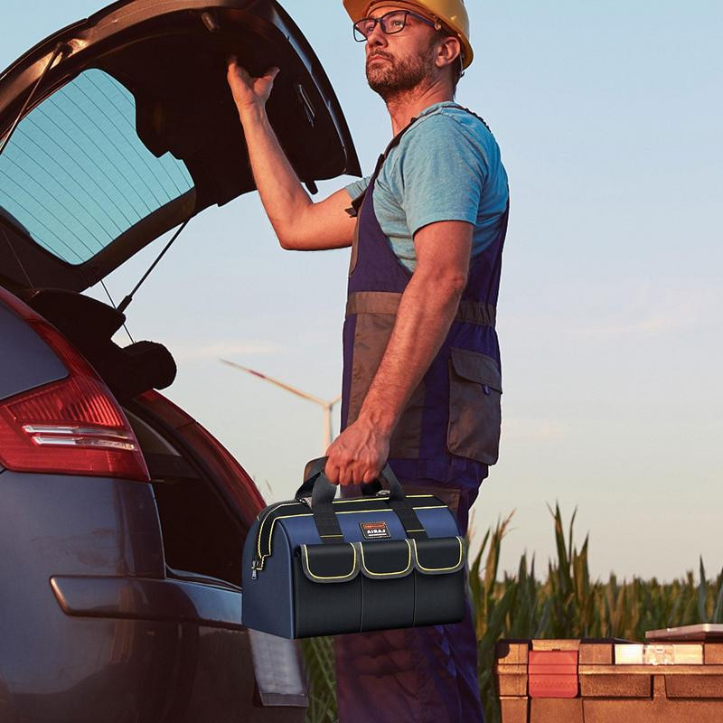 Daudzfunkcionāla instrumentu soma Oksfordas auduma elektriķa soma Daudzkabatu ūdensnecaurlaidīga pretkritiena uzglabāšanas soma