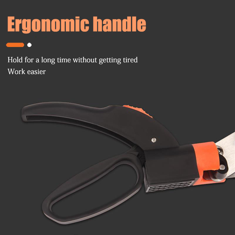 Πολυλειτουργικά χορτοκοπτικά κηπουρικής ψαλίδι Αιχμηρή μύτη 360 Περιστροφή Ψαλίδια κοπής γρασιδιού Κήπου Ψαλίδι για κλάδεμα γκαζόν χειρός