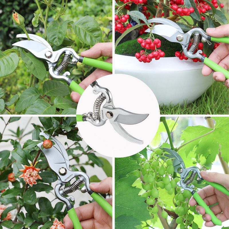 WORKPRO 2PC metszőolló készlet Kerti szerszámok Olló Galvanizálás Kerti szerszámok Kerthez