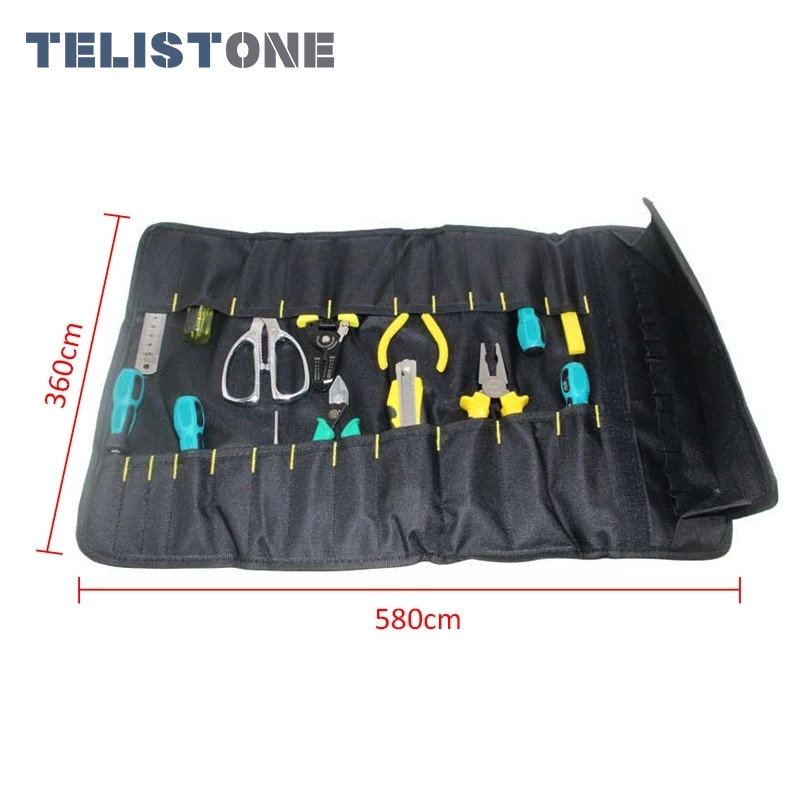 Daudzfunkciju rullīšu instrumentu somas Oxford Canvas Praktiski rokturi Somas Kalts Elektriķa pārnēsāšanas instrumentu komplekts Instrumentu pakotne