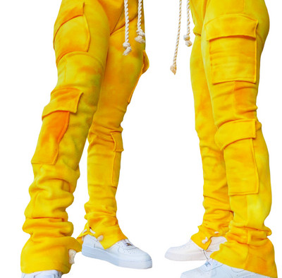 Sügistalvised paksud naiste kamuflaažipüksid ja püksid, nööriga Jogger, virnastatud küljetaskutega higipüksid