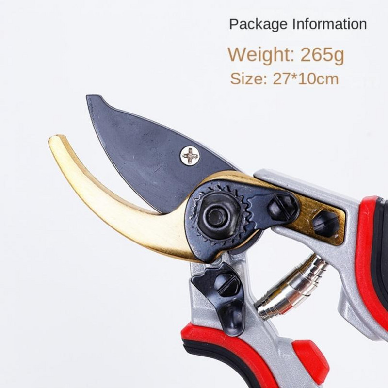 Kerti metsző olló bevonat PTFE SK5 pengéjű metszőolló Kerti szerszám bonsai gyümölcsfákhoz Virágok Ágak Metszővágó