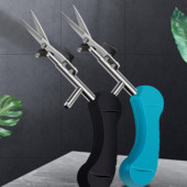 Dārza augu celtniecības instrumenti Jaunas smailas dārza šķēres Speciālās šķēres augļu novākšanai uz augu zariem Pārnēsājamas un izturīgas