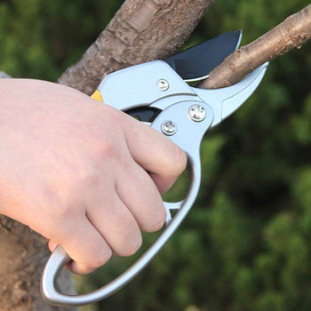 Ножица за подрязване Трудоспестяващи Ножици от високовъглеродна стомана Градински растения Остри ножици за клони Защита Ръчни издръжливи градински инструменти