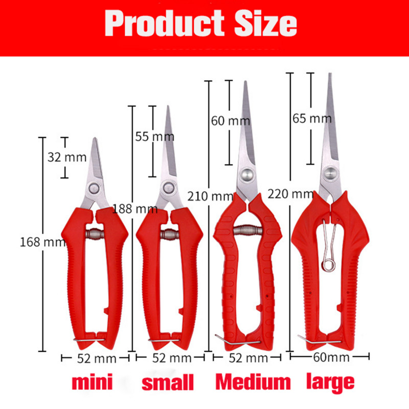 Dārza atzarošanas šķēres Daudzfunkcionālās šķēres Augļu novākšanas Šķēres Atzarošanas nezāles Mājsaimniecības podos zari Dārza instrumenti