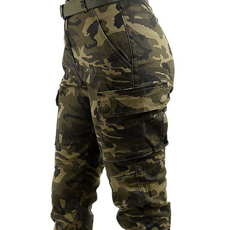 Tavaszi női nagy méretű 3xl Camo Jogger Cargo Pants magas derekú karcsú alkalmi nadrágok futó nőknek, sétálva légáteresztő nadrágok