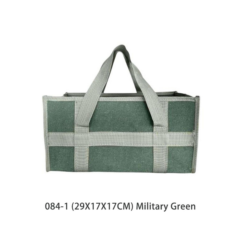 Vászon szerszámtároló táska hordozható csere nagy kapacitású daráló csavarkulcs csavarhúzó kézitáska tasak rendező 43x32x21cm