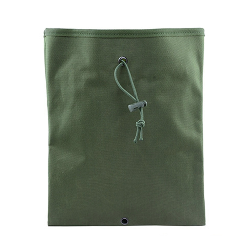 Molle Dump Pouch Oxford Fabric húzózsinór Magazin Hasznos zacskó Dump Bag Újrahasznosító Táska Tároló Szerszámtáska Férfi Női