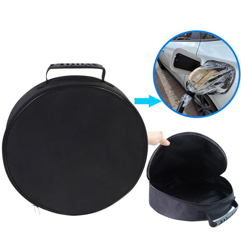 Automobiļu akumulatoru džemperu kabeļi Soma Lieljaudas 600D Oksfordas audums, ūdensnecaurlaidīgs automašīnu šļūtenes, glabāšana pagarinātāju uzlādes kabeļiem