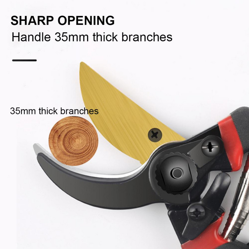 1 tk aiaoksakäärid, spetsiaalsed paksud oksakäärid, terasest aiandus-viljapuud, tööjõudu säästvad kaasaskantavad aia-lillede pügamiskäärid