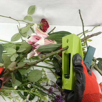 Εργαλείο κήπου Ανθοπωλείο Πλαστικό λουλούδι κήπου, τριαντάφυλλο, αγκάθι και στέλεχος, απογυμνωτή πένσα τριαντάφυλλου αφαιρώντας γρέζια DIY Εργαλείο κοπής