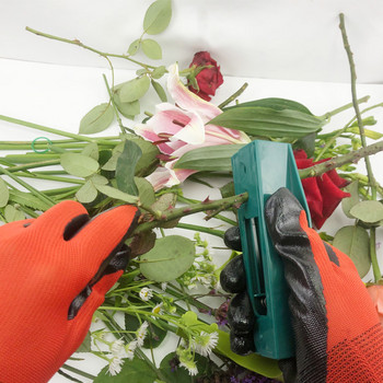 Εργαλείο κήπου Ανθοπωλείο Πλαστικό λουλούδι κήπου, τριαντάφυλλο, αγκάθι και στέλεχος, απογυμνωτή πένσα τριαντάφυλλου αφαιρώντας γρέζια DIY Εργαλείο κοπής