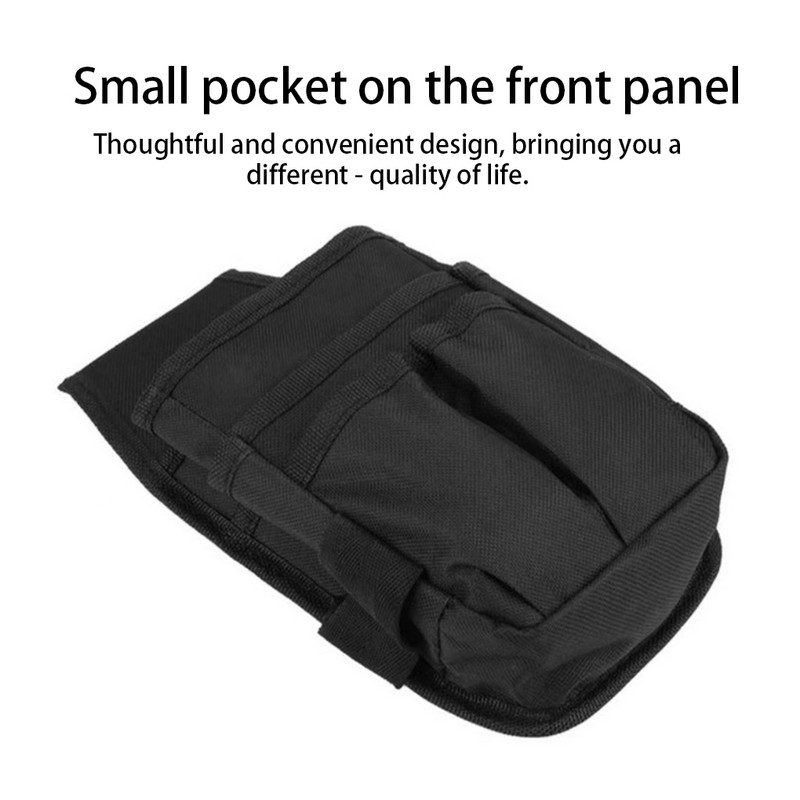 Įrankių krepšys Įrankių komplektas Kišeninis juosmens krepšiai Įrankiai Sandėliavimas Dėvėjimui atsparus lengvas daugiafunkcinis atsuktuvo laikiklio maišelis