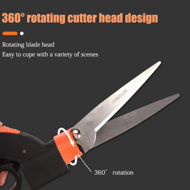 Fűollók Sövényollók Kerti szerszámok Kézi pázsitnyíró szegélyek Kerti bokrok 360°-ban elforgatható éles metszőszerszámok