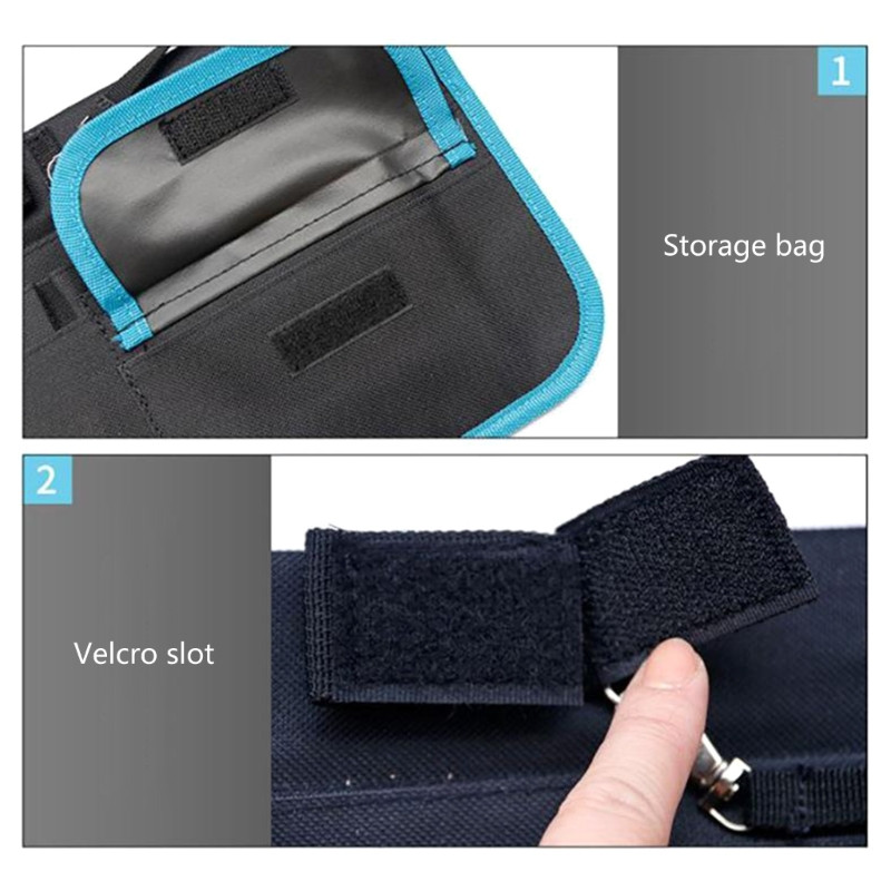 Tartós Oxford Nurse Waist Bag Nurse Fanny Pack- Többfunkciós szerszámtáska villanyszerelőknek