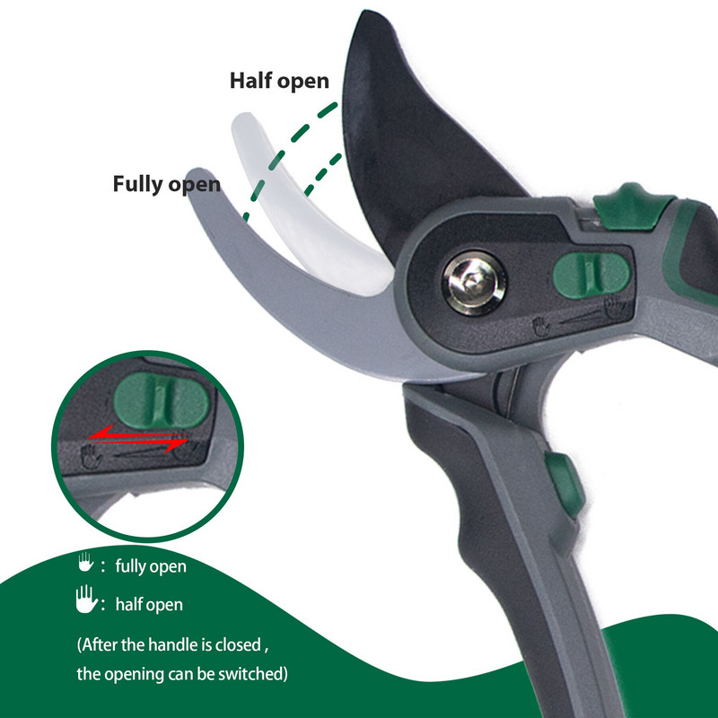Kerti metszőolló SK5 pengéjű metszőolló Beépített rugó bonsai gyümölcsfákhoz Virágágak Kerti metszőolló