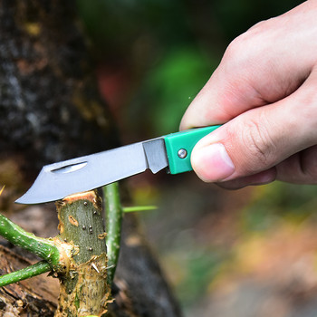 Нож за присаждане HDL Сгъваеми ножове за открито Ръчни инструменти за подрязване на градината могат да се използват за саксийни разсад, овощни дървета, зеленчуци