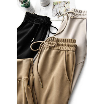 Γυναικείο παντελόνι Drooping Modal Elastic Ψηλόμεσο Casual Φούτερ Γυναικείο με τάπερ ανοιξιάτικο καλοκαιρινό παντελόνι Γυναικείο Pantalones De Mujer