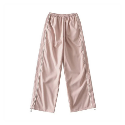 Y2K Baggy Cargo Παντελόνι Γυναικείο Streetwear Φαρδύ ελαστικό ψηλόμεσο παντελόνι Harajuku Hip Hop ίσιο φαρδύ παντελόνι μαύρο μπλε