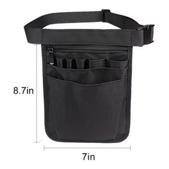 Fanny Pack Organizer ζώνης νοσηλευτικής για γυναίκες Αναβαθμισμένη έκδοση Nurse Waist Bag Τσάντα ώμου ιατρικών προμηθειών Τσάντα εργαλείων αποθήκευσης