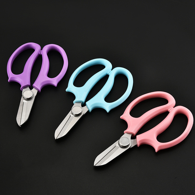 Acél kerti metszővágó szerszám rozsdamentes bonsai olló Kertészeti vágó Virág Virágok Metszőolló Kertészeti elrendezés