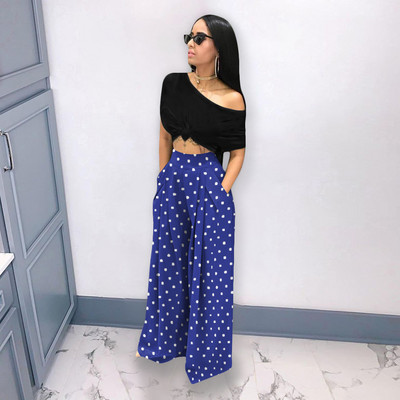 CM.YAYA Sieviešu taisnas bikses ar augstu vidukli Rudens ziema INS Streetwear Pamata platas garas bikses