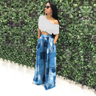 CM.YAYA Sieviešu taisnas bikses ar augstu vidukli Rudens ziema INS Streetwear Pamata platas garas bikses