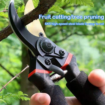 Sk5 Стоманени градински ножици за овощни дървета Градинска ножица Инструменти за цветни клони Ножици за цветни клони Ножици за резитба Pruni D6e4