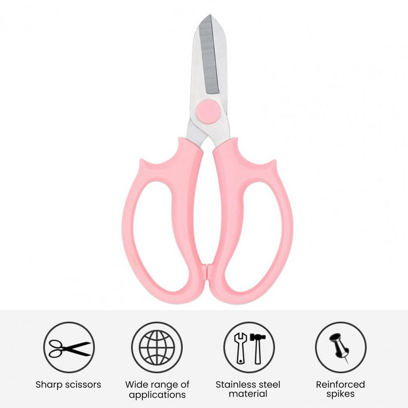 Kertészeti ollók Tartós, kényelmes markolat Színes növényág Szőlő Gyümölcsfák Metszőolló Kerti szerszám