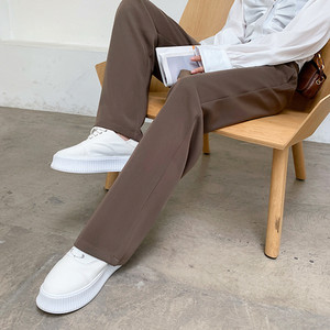 Alkalmi, magas derekú, bő, széles szárú nadrág női tavaszi nyár új, bő női, földig érő fehér öltöny nadrág nadrág B18701X