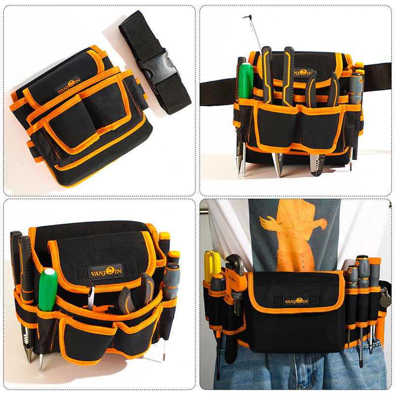 Profesionalna torba za alat Električarska naprtnjača Pojasevi za alate za teške uvjete rada Vodootporna Oxford tkanina Vijčani torbica za ključeve Organizator za alate