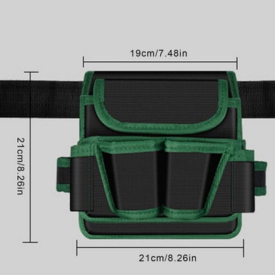 Villanyszerelő öv 600D Oxford textilből állítható szerszámtáska férfiaknak Szerszámszíjtáska technikusoknak Szerszámszíj építőszerszám